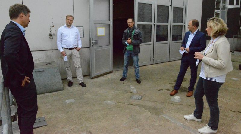 „Die Hochschule hat viel für unsere Region getan" - Habeck besucht den Campus